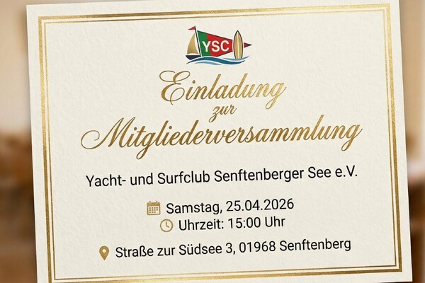 Einladung zur Mitgliederversammlung