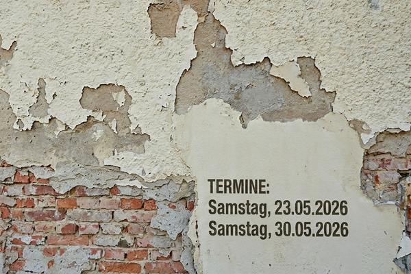 Erneuerung der Fassade - Arbeitseinsatz