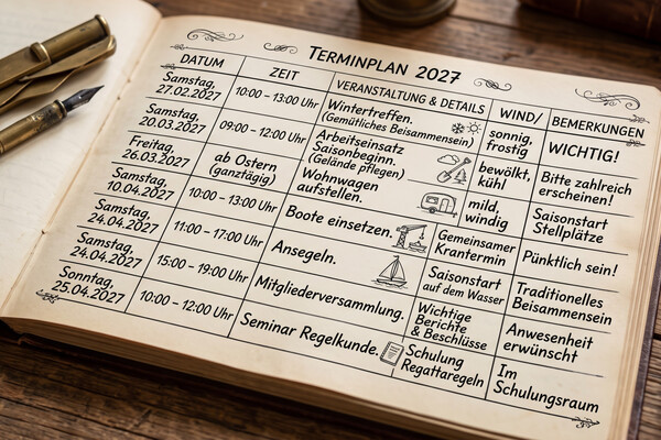 Veranstaltungen & Regatten 2027